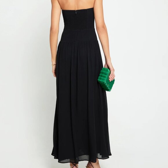 Kinny Dress Maxi Sweetheart Neckline Drop-Waist NWT - Picture 4 of 7